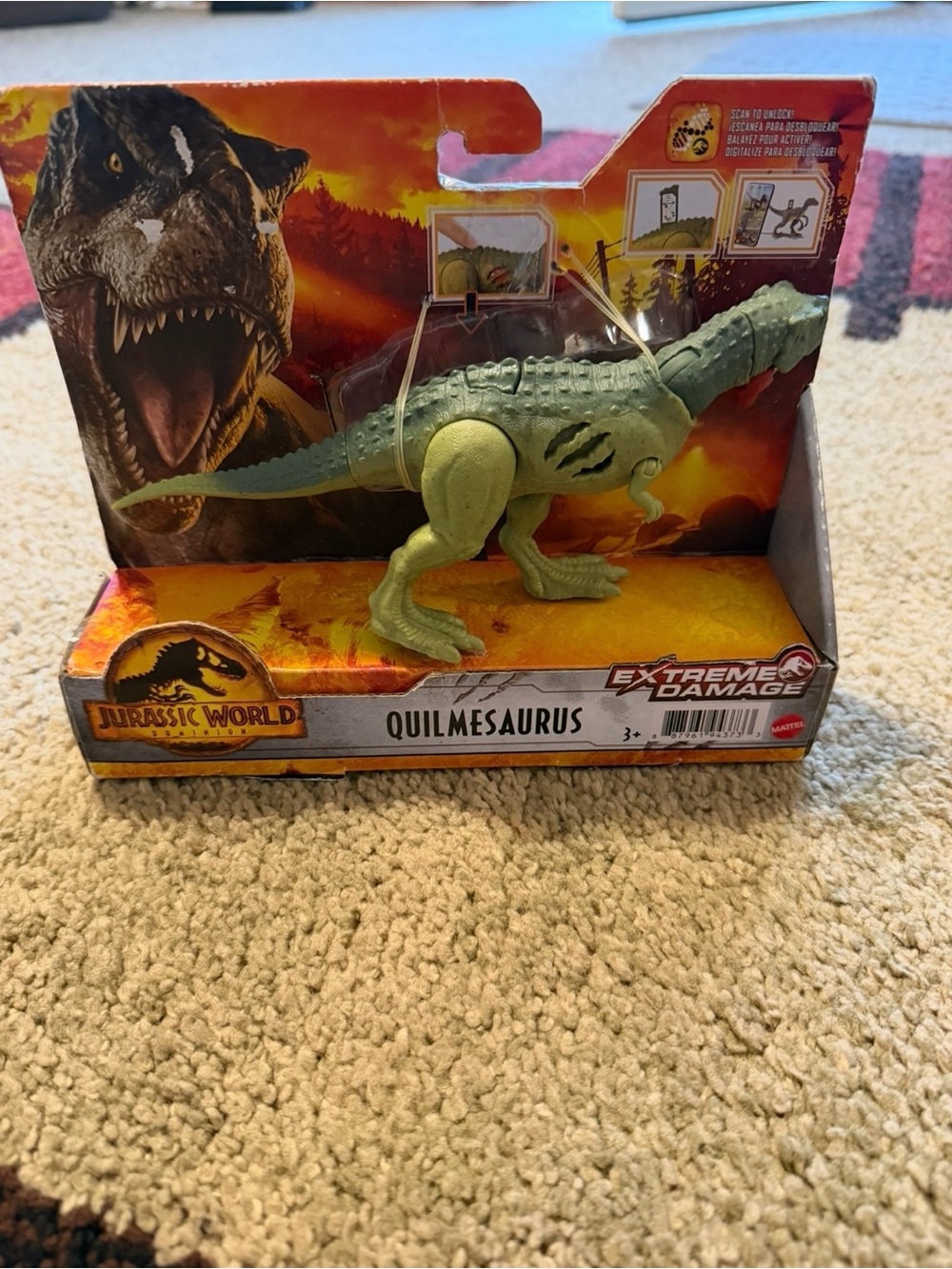 Quilmesaurus Green Toy Figure - Extreme Damage Series